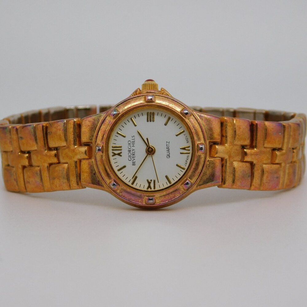 Giorgio Beverly Hills Quartz Analog Women's Watch New Battery